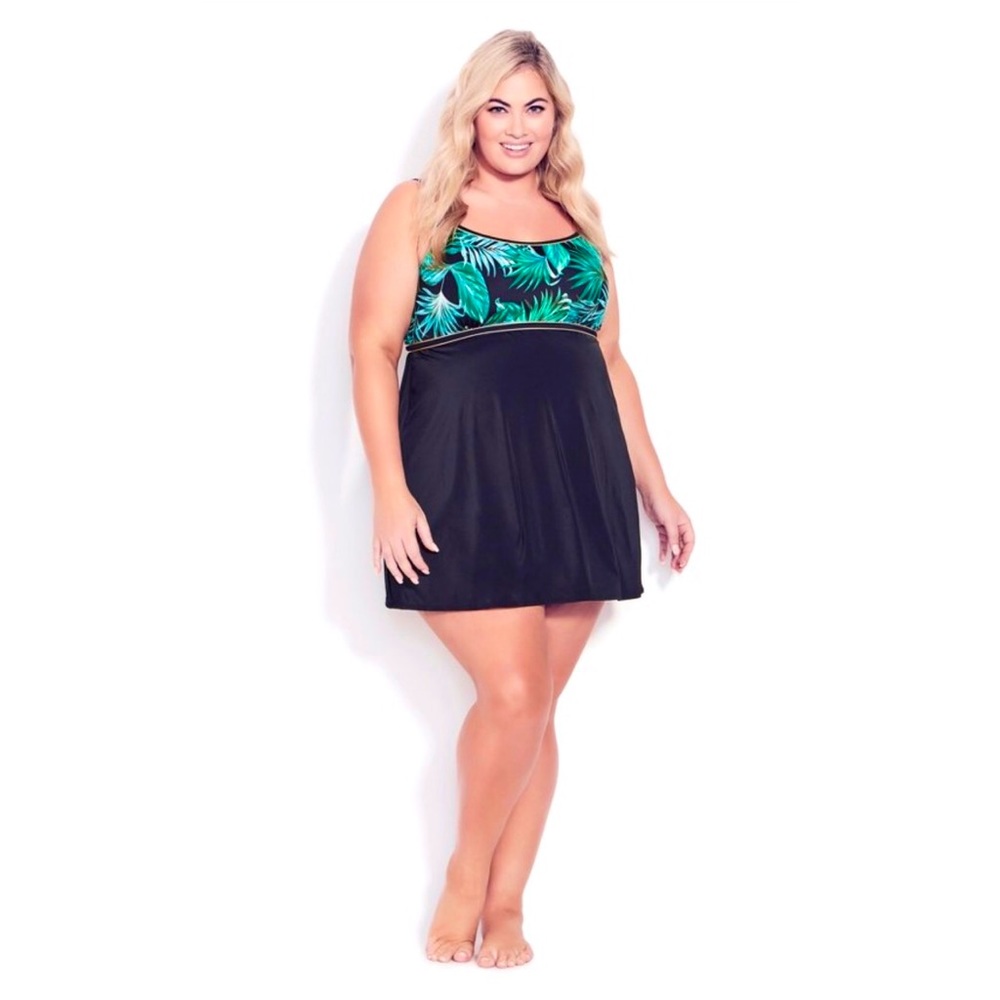 🏝️LAST ONE! AVENUE TROPICAL SWIM DRESS